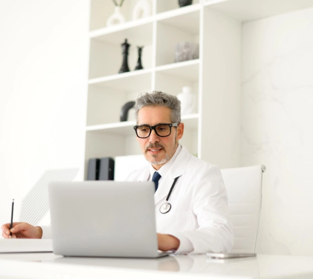 фото врача хирурга на онлайн приеме